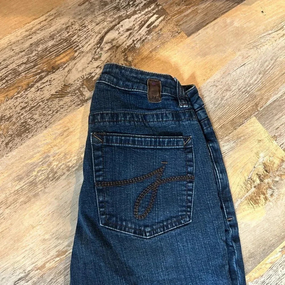 JAG Dark Wash Stretch Denim Jeans Medium Rise Size 6 - Picture 6 of 8
